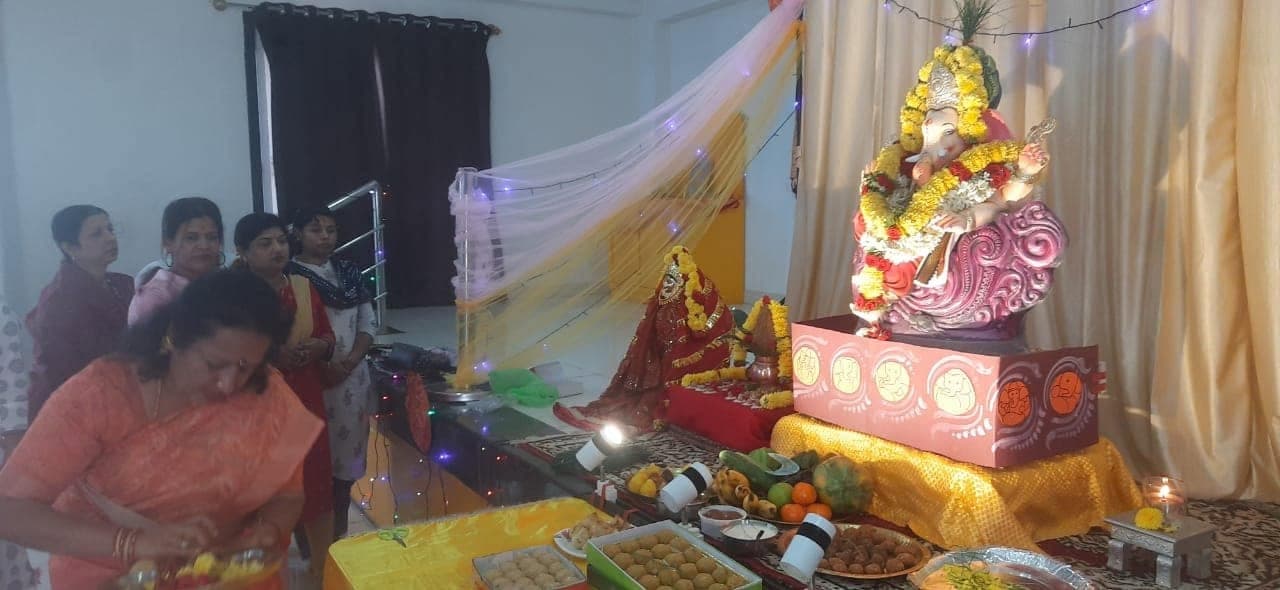 गणेश चतुर्थी — गणेश स्थापना